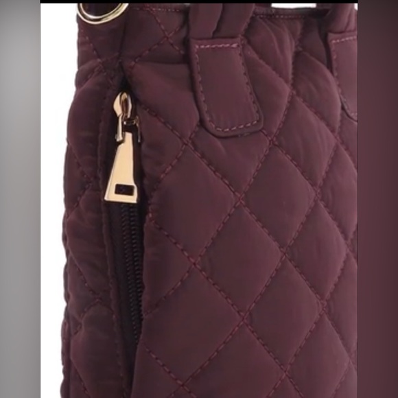 INC International Concepts “Dark Cherry” Crossbody Bag with Sleek Design - Picture 5 of 6